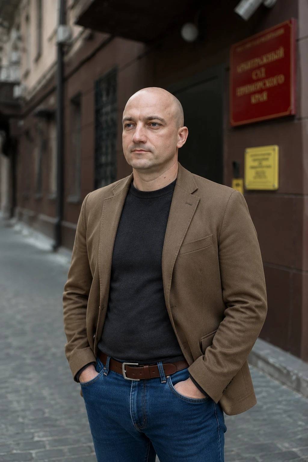 Игорь Фомченко — у здания арбитражного суда